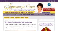 Desktop Screenshot of annemariecross.com